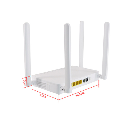 router dual de Wifi GPON ONU de la banda 4GE+1POTS+Wifi compatible con responsabilidad de ZTE