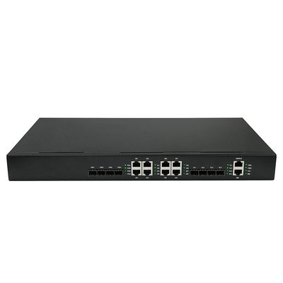 Línea óptica portuaria terminación 1U FTTB de Epon Olt del Triple Play 4