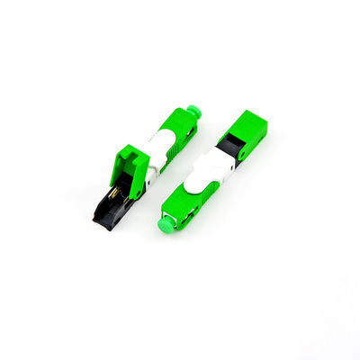 SC mecánico rápido de RoHS 50m m del conector de la fibra óptica de ESC250D