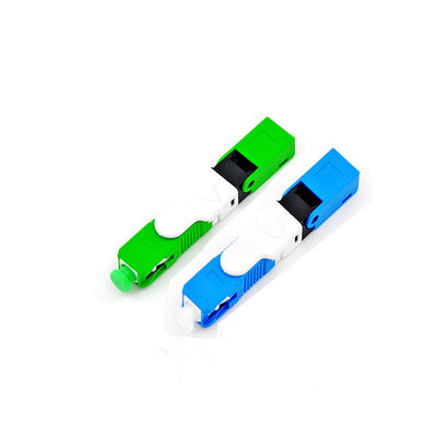 SC mecánico rápido de RoHS 50m m del conector de la fibra óptica de ESC250D