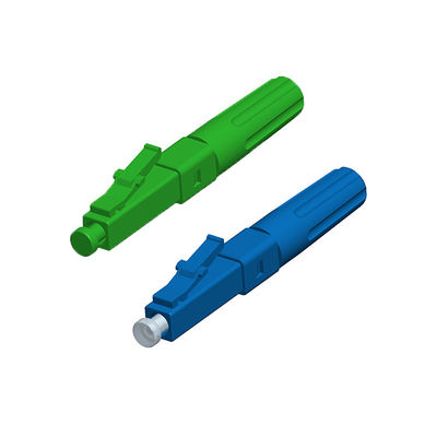 El conector rápido APC 0.3db de la fibra óptica del LC 4501 Fc empuja la estructura apretada