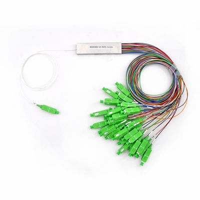 SC Mini Plc Splitter del divisor del conector de Anatel 1x32 Lc APC de la fibra óptica