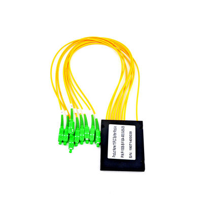 Los ABS de Corning encajonan de pérdida baja de Gpon 1x8 del divisor del Plc exceso