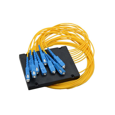 Los ABS de Corning encajonan de pérdida baja de Gpon 1x8 del divisor del Plc exceso