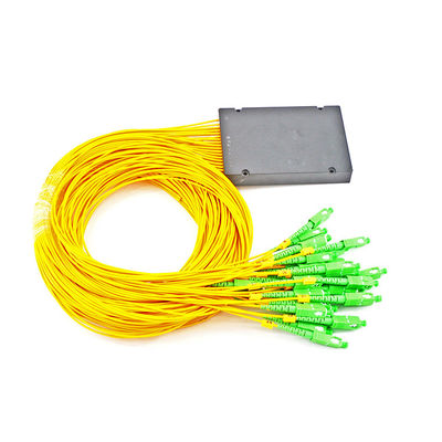 Conector del divisor FC LC del PLC de la fibra óptica de Pon de la caja del ABS unimodal