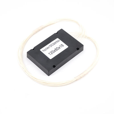 Solo plástico negro del módulo del casete del divisor 3.0m m del PLC de la fibra óptica del modo A132