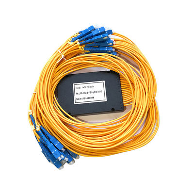 Solo plástico negro del módulo del casete del divisor 3.0m m del PLC de la fibra óptica del modo A132