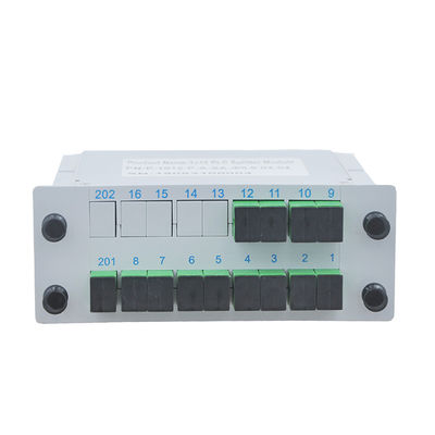 PLC C112SA del cordón 1x12 del divisor del cable óptico del equipo 1650nm de FTTH