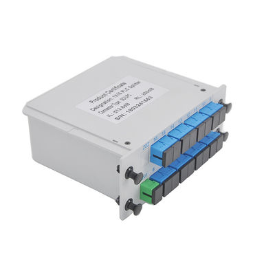 Pérdida de inserción baja de APC del divisor del PLC de la fibra óptica del divisor 1x16 del casete
