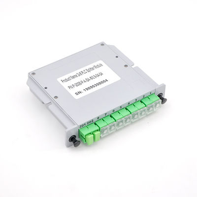 Inserción con varios modos de funcionamiento de la tarjeta del casete de la caja del Plc LGX del divisor de la fibra óptica del ABS 2x8