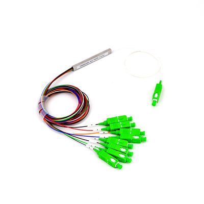 Divisor 1x8 mini G657A1 SM del PLC de la fibra óptica de las telecomunicaciones de CATV
