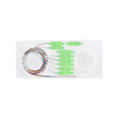 Divisor 1x8 mini G657A1 SM del PLC de la fibra óptica de las telecomunicaciones de CATV