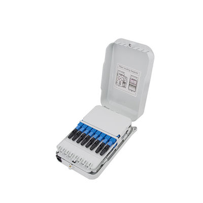 negro del soporte 20Nm de la pared de la caja terminal del acceso de la fibra IP65 de 10m m