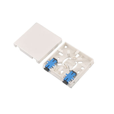 enchufe de pared de la placa frontal de la caja terminal 86 de la fibra óptica de los puertos de 18m m Ftth 2