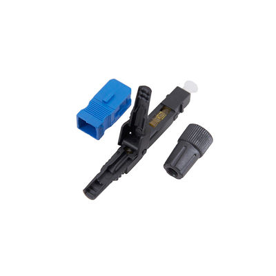 Cable de descenso rápido de APC 3x2m m del conector de la fibra óptica del SC FTTH