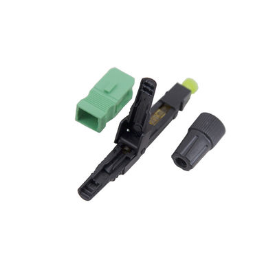 Cable de descenso rápido de APC 3x2m m del conector de la fibra óptica del SC FTTH
