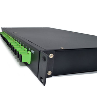 circuito planar milímetro de la onda luminosa del Plc del divisor FTTH del Plc del soporte de estante 1u