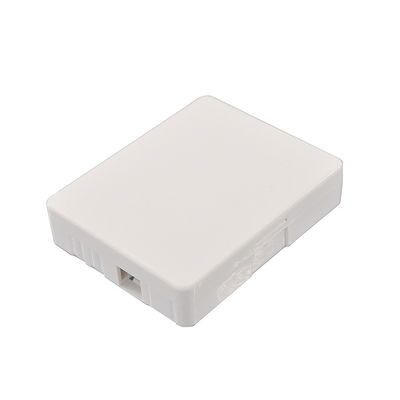 Tipo del SC del panel del zócalo de la caja terminal de la fibra óptica del ABS del puerto de FTTH 1