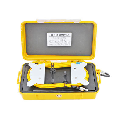 La línea de extensión G657A2 caja del lanzamiento de la fibra telegrafía los 2km OTDR unimodales