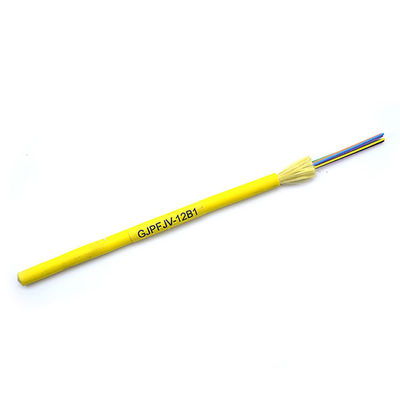 Cable de descenso de Ftth de la base del cable de fribra óptica interior G652D 2 de la alarma OM3