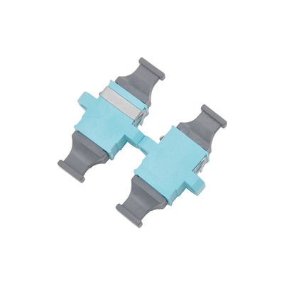 Aguamarina W Mtp al adaptador de la fibra óptica del reborde de montaje del adaptador OM3 del Lc