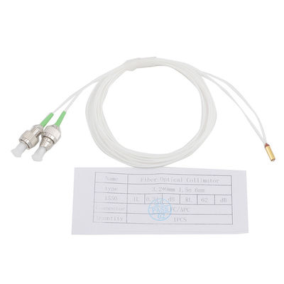 el oro flojo de la lente del cable de fribra óptica 900um C del tubo 1550nm plateó