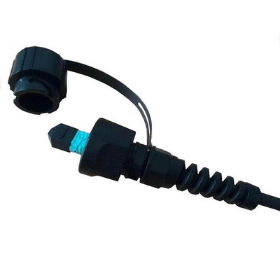 Prenda impermeable DX del duplex IP67 del cordón de remiendo de la fibra óptica de ODVA Mpo