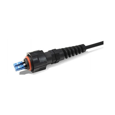 Prenda impermeable DX del duplex IP67 del cordón de remiendo de la fibra óptica de ODVA Mpo