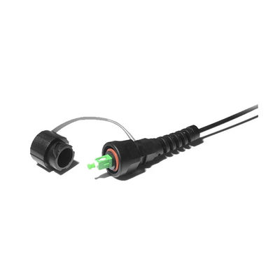 Prenda impermeable DX del duplex IP67 del cordón de remiendo de la fibra óptica de ODVA Mpo