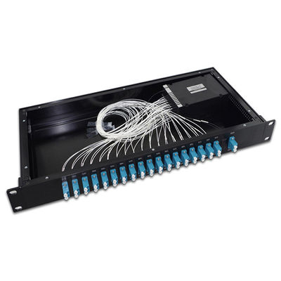 4 multiplexor y demultiplexor ópticos de Mux Demux 1271 nanómetro de la fibra del canal