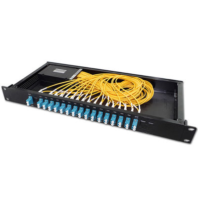 4 multiplexor y demultiplexor ópticos de Mux Demux 1271 nanómetro de la fibra del canal