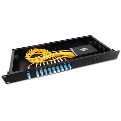 4 multiplexor y demultiplexor ópticos de Mux Demux 1271 nanómetro de la fibra del canal