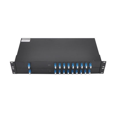 Pérdida de inserción baja del canal DWDM MUX DEMUX FC LC de FTTH 16