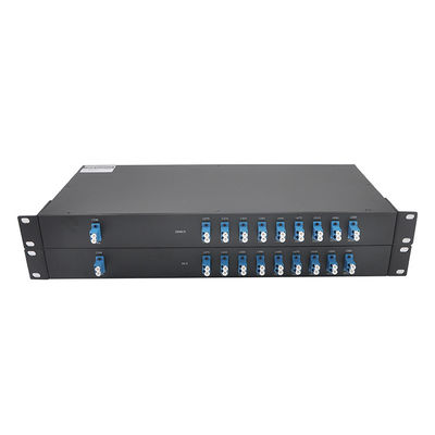 Pérdida de inserción baja del canal DWDM MUX DEMUX FC LC de FTTH 16