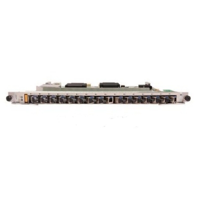 El módulo Huawei de C++ SFP 16 GPON vira la tarjeta del tablero hacia el lado de babor de GPFD para MA5608T OLT