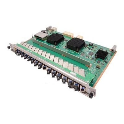 El módulo Huawei de C++ SFP 16 GPON vira la tarjeta del tablero hacia el lado de babor de GPFD para MA5608T OLT