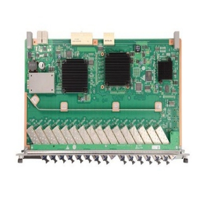 El módulo Huawei de C++ SFP 16 GPON vira la tarjeta del tablero hacia el lado de babor de GPFD para MA5608T OLT